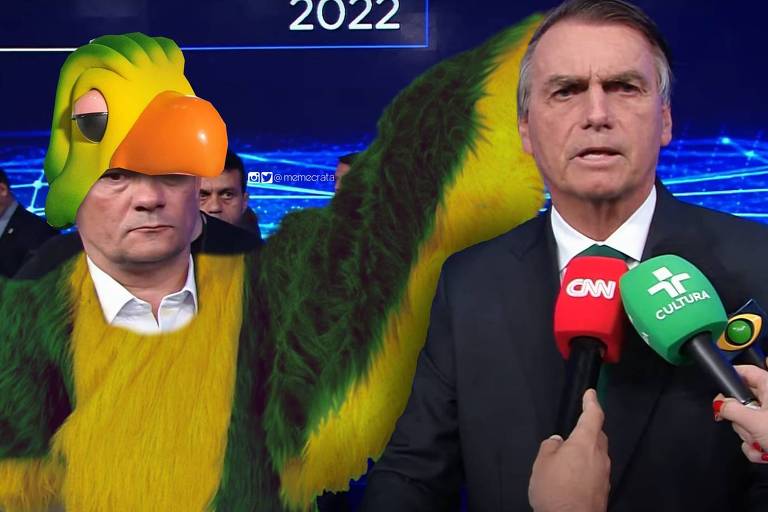 Presença de Moro em debate decepciona lavajatistas e gera meme 'papagaio de Bolsonaro'