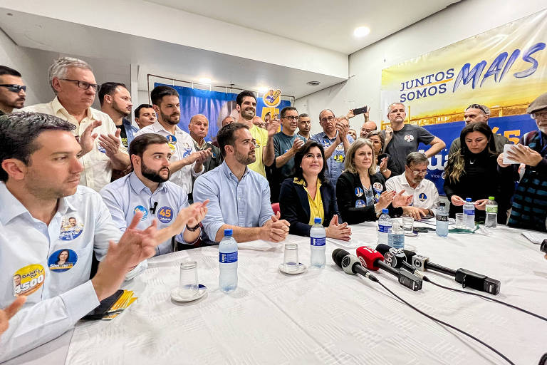 Eduardo Leite na campanha eleitoral de 2022