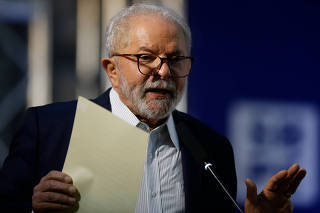 O ex-presidente Lula participa de encontro com integrantes da SBPC