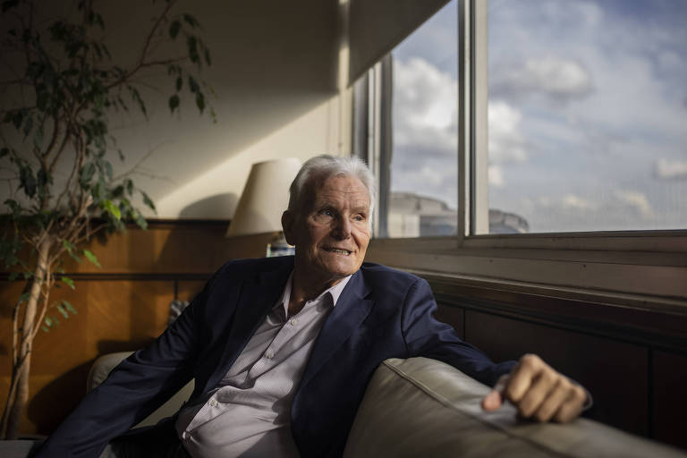 Delcir Sonda, a supermarket magnate, at his office in São Paulo, Brazil, on Oct. 7, 2022. Sonda saw promise in the soccer star Neymar long before he became a household name; now, believing he was cheated, he?s going to court for the payday that never arrived. (Victor Moriyama/The New York Times)
