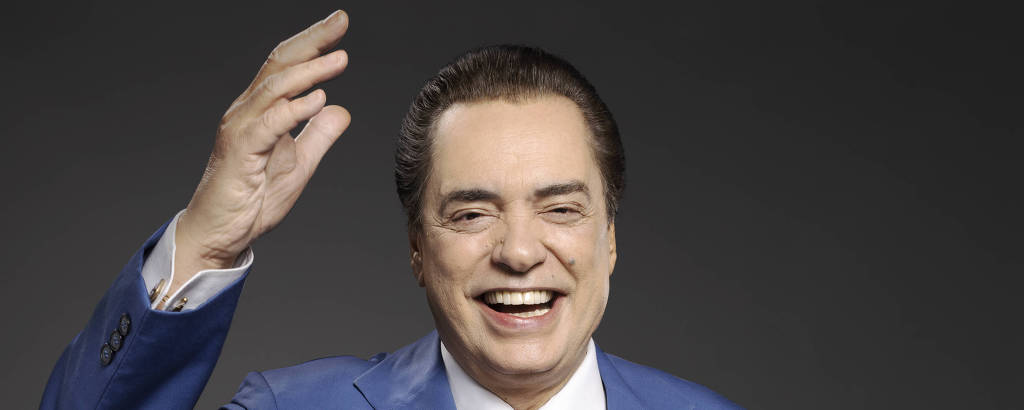 José Rubens Chachá caracterizado como Silvio Santos para 'O Rei da TV'