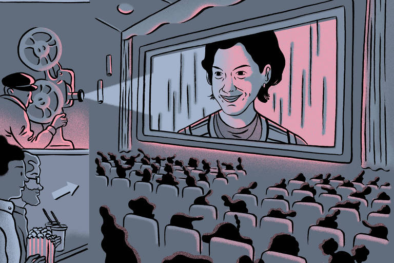 Ilustração sobre a 46ª Mostra Internacional de Cinema de São Paulo