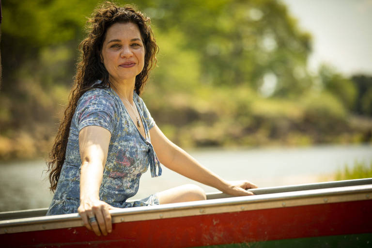 Isabel Teixeira como Maria Bruaca em 'Pantanal'