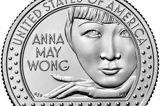 An image provided by the United States Mint shows the reverse side of the Anna May Wong quarter, which honors the 20th-century screen icon considered to be the first Chinese American movie star. (U.S. Mint via The New York Times)