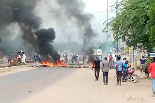 Protests in N'Djamena, Chad