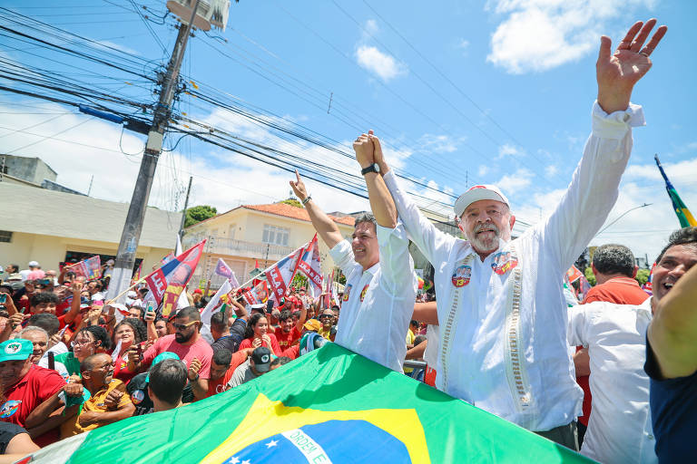 Lula e candidato ao governo de Sergipe, Rogério Carvalho (PT)