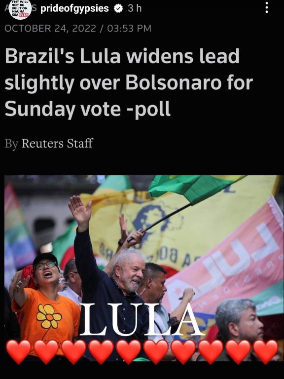 Jason Momoa faz postagem em apoio a Lula
