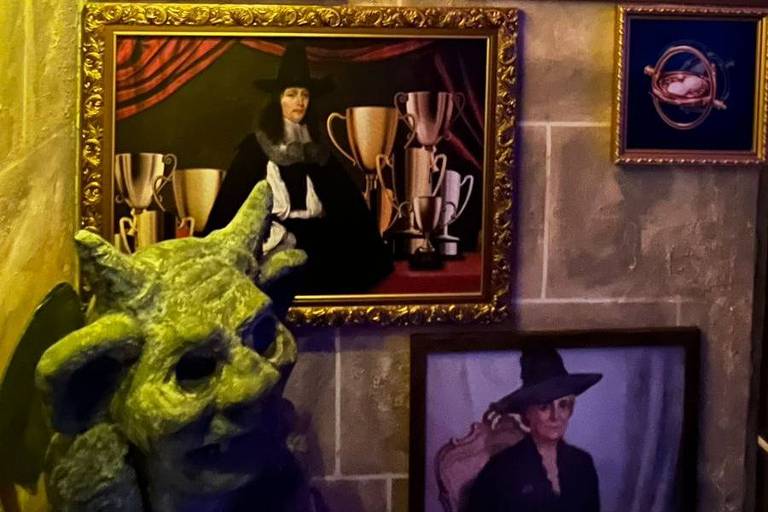 Sala O Amuleto Mágico, do Escape Hotel, é inspirada em 'Harry Potter'