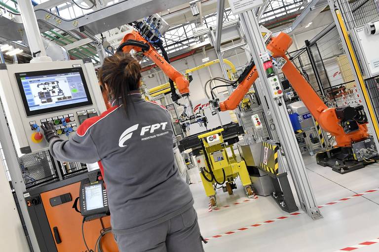 Instalações da nova fábrica da FPT, em Turim (Itália)