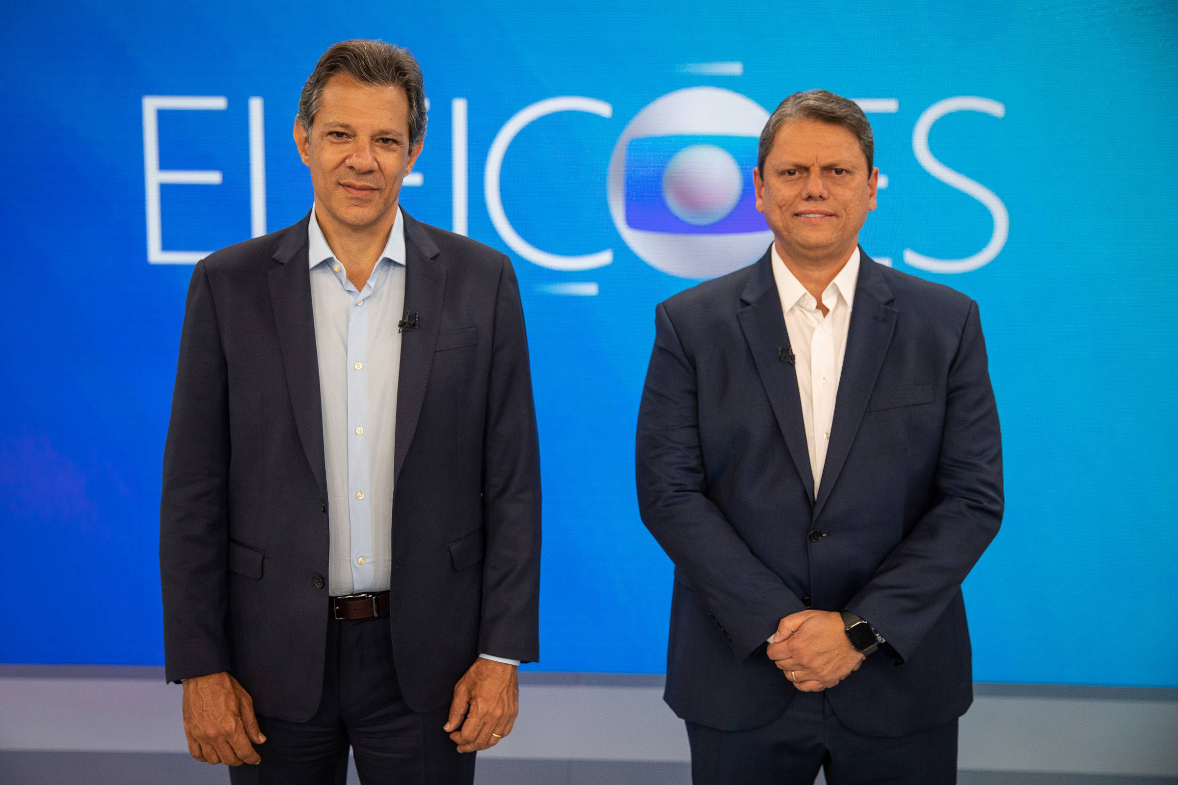 Terminamos a eleição amigos, diz Tarcísio sobre Haddad