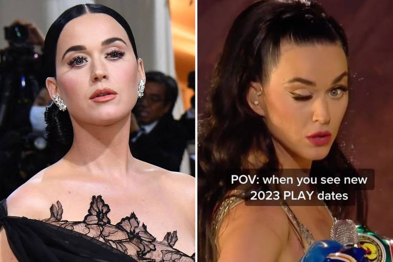 Katy Perry explica 'problema' no olho durante show: 'Truque de festa'