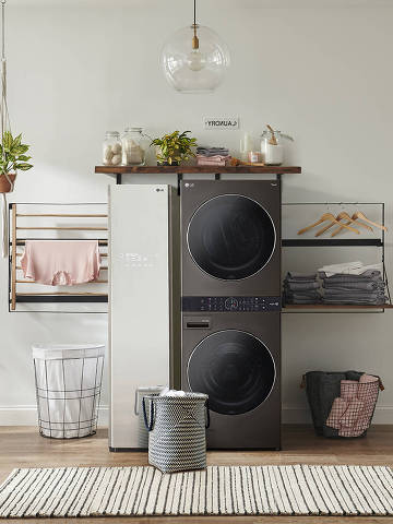 Nova lavadora e secadora WashTower da LG alia tecnologia e sustentabilidade