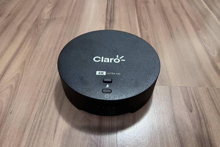  Tela inicial do serviço Claro Box TV, que oferece sinal ao vivo via internet