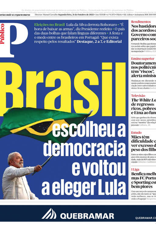 Jornal inglês afirma que Bolsonaro é ameaça para o Brasil e o