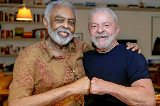 Gilberto Gil com Lula