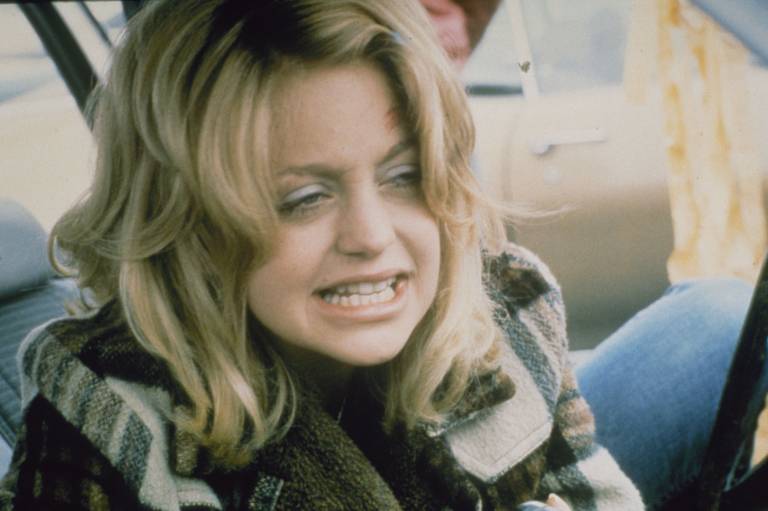 A atriz Goldie Hawn em cena do filme "Louca Escapada", de Steven Spielberg