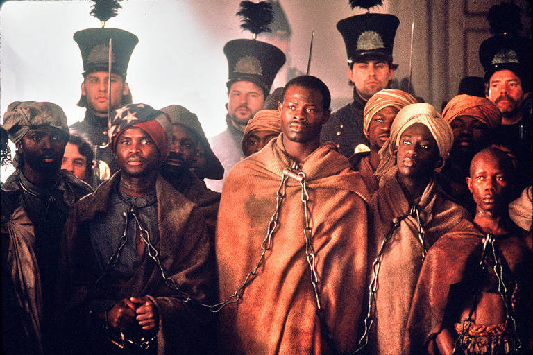 Cena do filme "Amistad", dirigido por Steven Spielberg