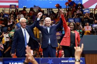 President Biden Attends Rally For Democratic Candidates In Florida