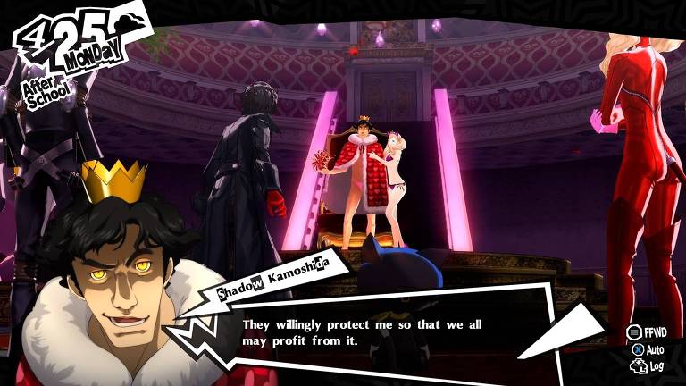 Imagem do jogo 'Persona 5 Royal'