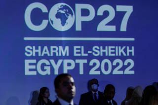FILE PHOTO: COP27 climate summit in Egypt