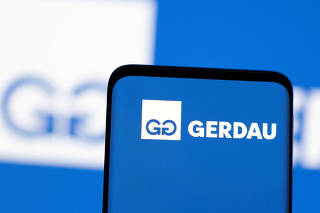 FILE PHOTO: Illustration shows Gerdau logo