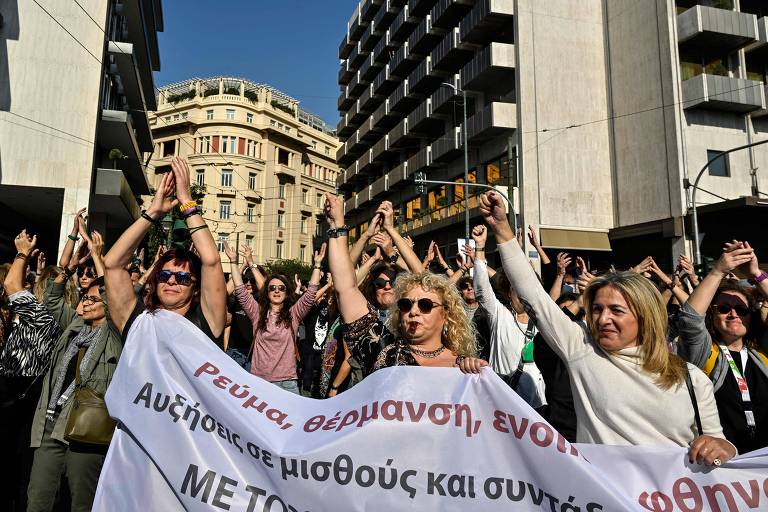 Europeus fazem greve e sindicatos se mobilizam contra alta do custo de vida