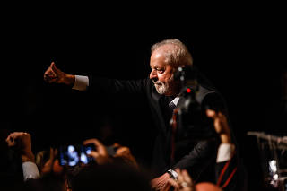 O presidente eleito, Luiz Inácio Lula da Silva (PT), no CCBB 