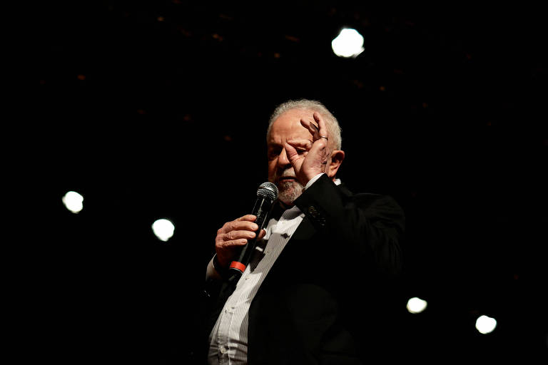 O presidente eleito Luiz Inácio Lula da Silva (PT) em fala a parlamentares no CCBB
