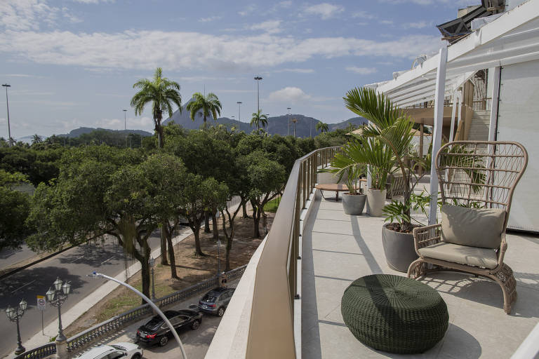 O terreno custou R$ 100 milhões e as obras estão orçadas em R$ 250 milhões; na imagem a área externa do novo empreendimento