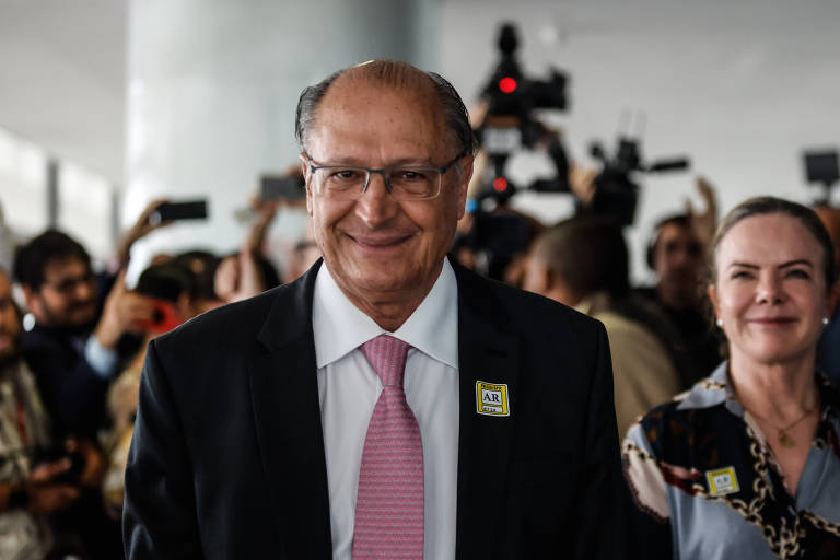 Vice presidente eleito Geraldo Alckmin antes de entrevista no Palácio do Planalto