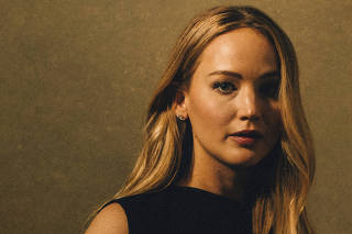 Jennifer Lawrence in London, Oct. 8, 2022. (Robbie Lawrence/The New York Times)