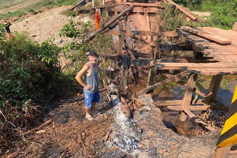 Ponte entre os municípios de Apuí e Jacareacanga (AM) foi destruída e impediu acesso a aldeias indígenas