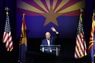 Democratic Senate Candidate Mark Kelly Holds Election Night Event In Tucson