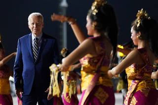 U.S. President Joe Biden arrives in Bali