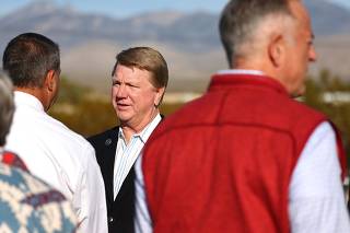 Nevada's Republican Gubernatorial Candidate Joe Lombardo Rallies Supporters Ahead Of Midterm Election