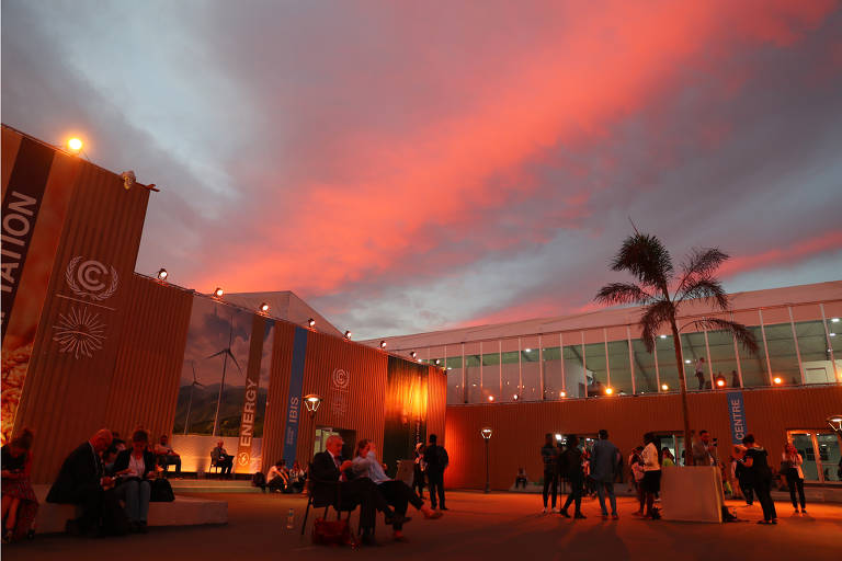 Fim de tarde em Sharmel-Sheikh, cidade-sede da COP27
