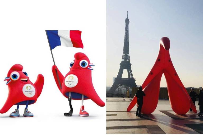 Mascote das Olimpíadas de Paris é comparado a clitóris e gera memes