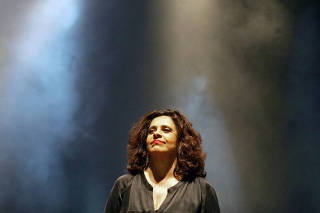 FILE PHOTO: Brazilian singer Gal Costa performs during concert in Vigo