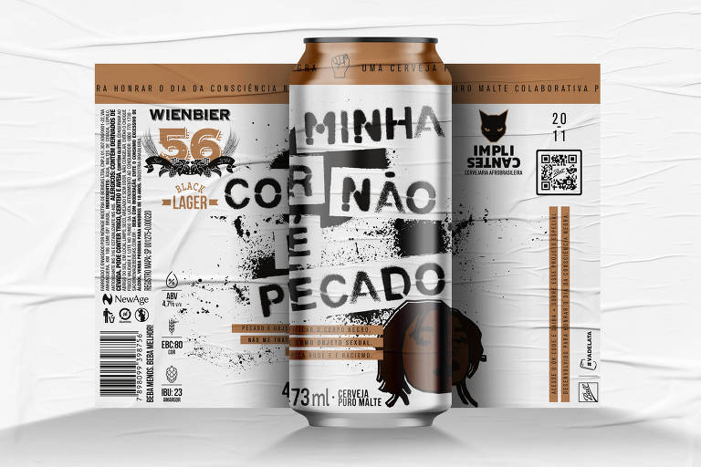Cervejaria lança 5 rótulos antirracistas para o Dia da Consciência Negra