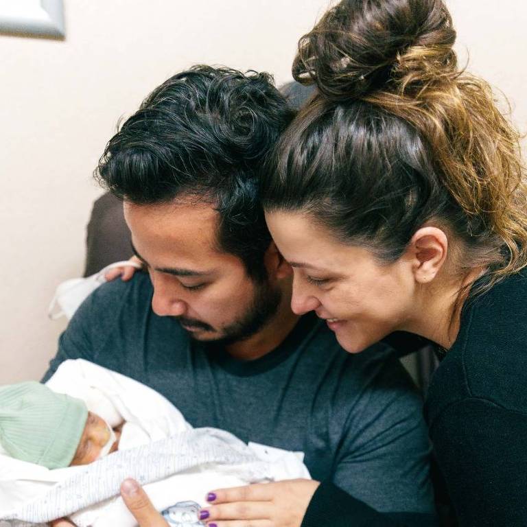 Maria Angélica Alonso, 38, deu a luz a Davi, portador da Síndrome de Patau