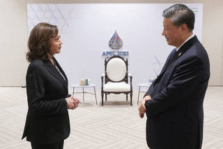 U.S. VP Harris greets Chinese President Xi in Bangkok