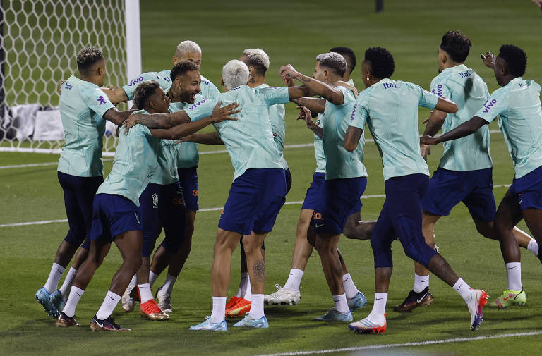 Veja imagens do dia da seleção brasileira no Qatar