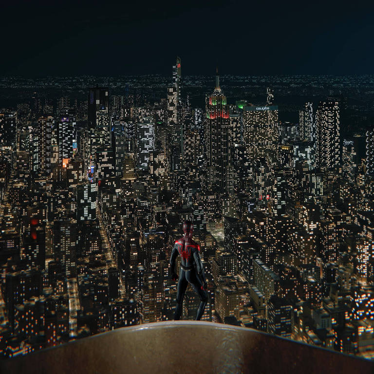 Retrato do game 'Marvel's Spider-Man Miles Morales' feito pelo jogador Bruno Borges
