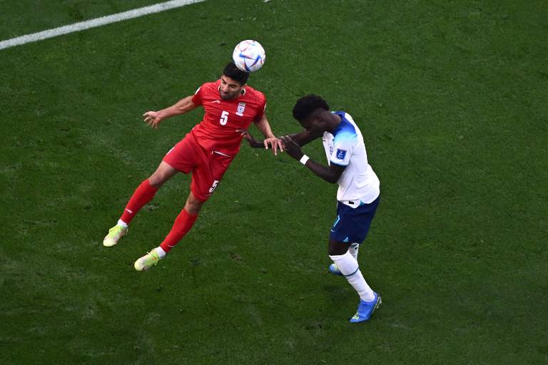 O futebol pouco interessou entre ingleses e iranianos