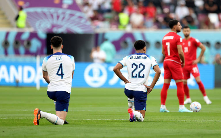 Copa 2022: Inglaterra goleia Irã em jogo com protestos - 21/11/2022 -  Esporte - Folha