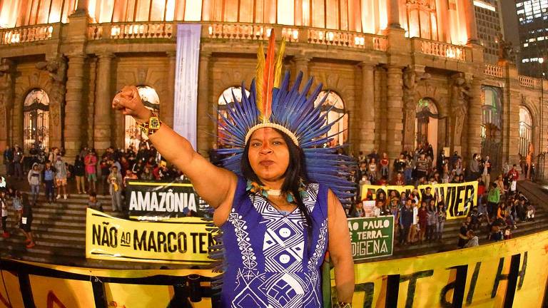 Sônia Guajajara (PSOL-SP), deputada federal eleita, também participa da transição governamental na área de Povos Originários
