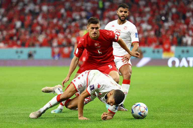 Dinamarca e Tunísia ficam no empate em jogo do grupo D