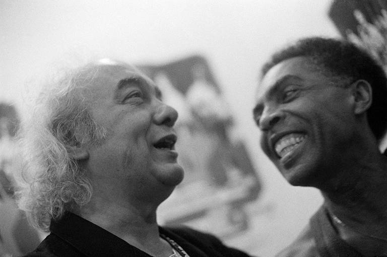 Erasmo Carlos (à esq.) e Gilberto Gil
