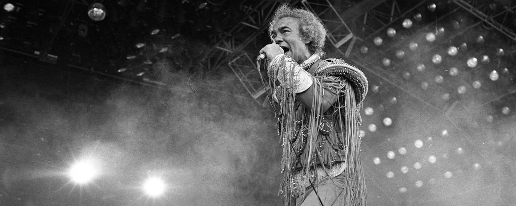 Erasmo Carlos em apresentação no Rock in Rio, de 1985