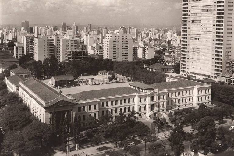 vista aérea do Colégio São Luís